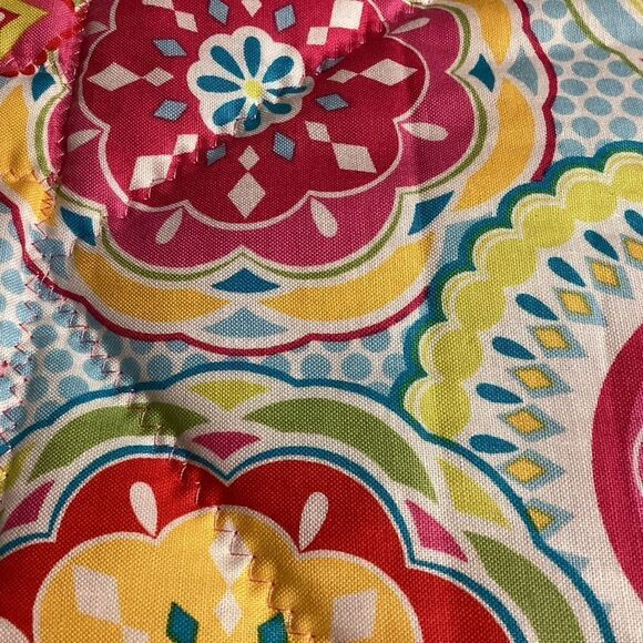 NWOT. Hand Crafted Pinks Doll/Toy Animal Quilt and Pillow Set - Picture 6 of 6